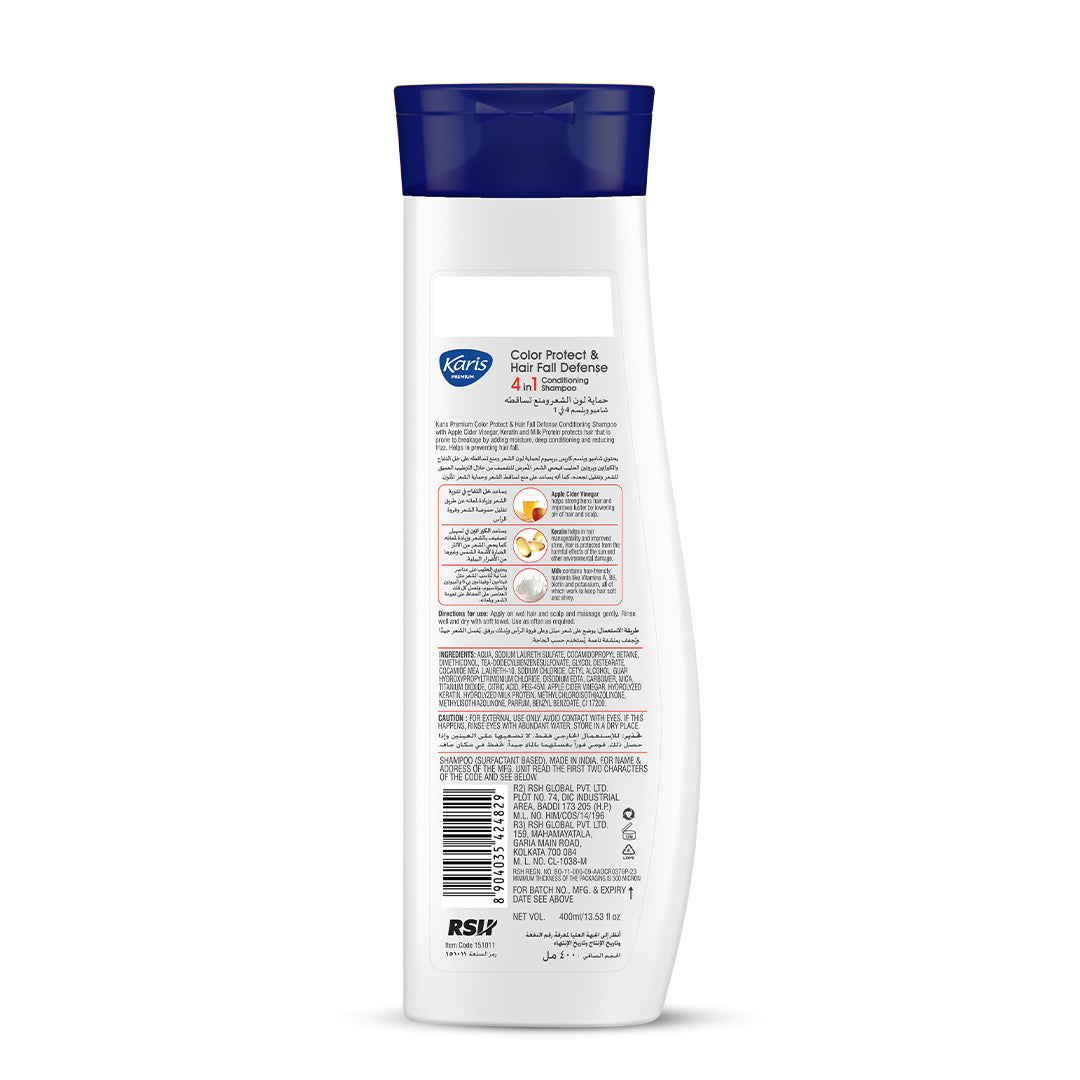 Color Protect & Hair Fall Defense 4-in-1 Conditioning Shampoo