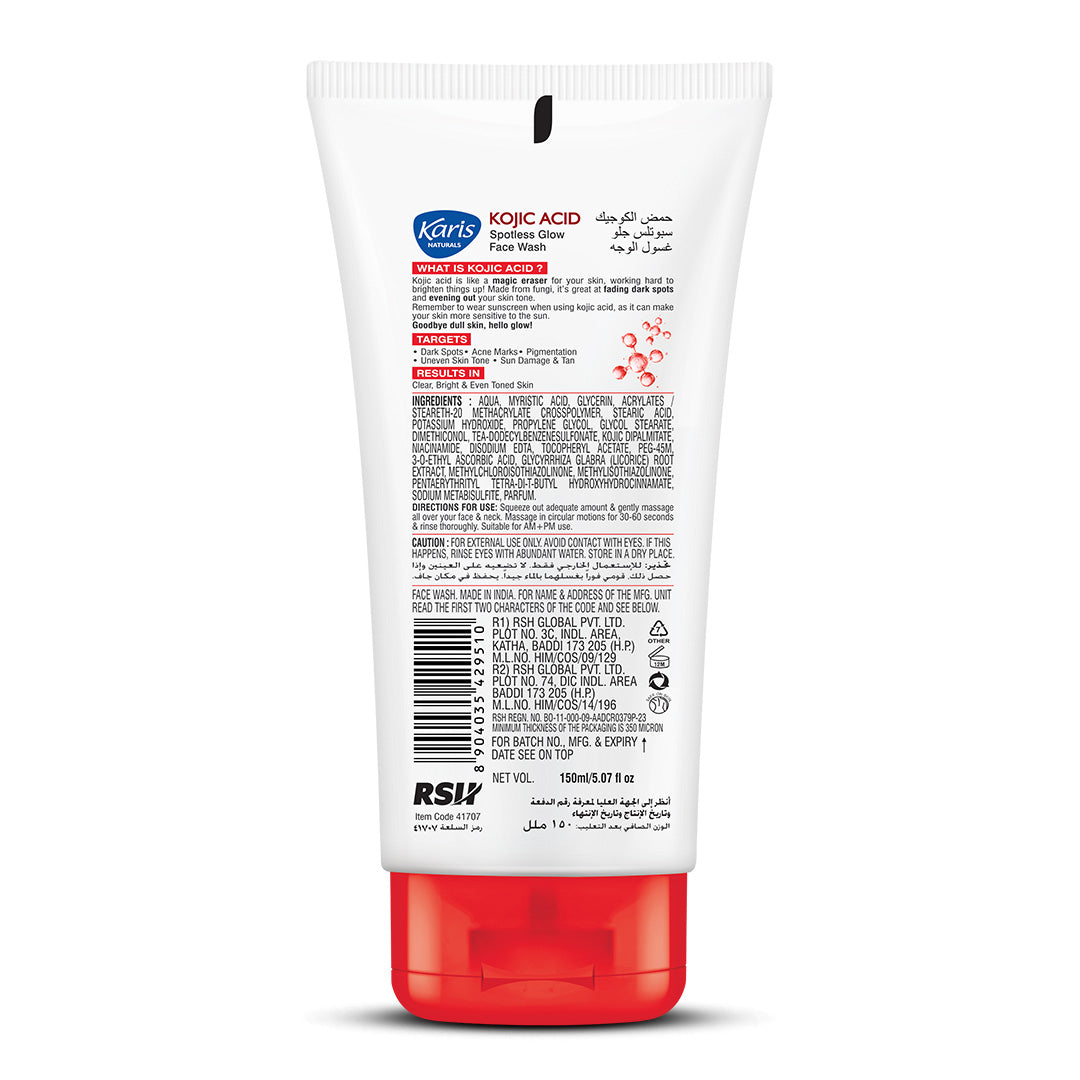 Kojic Acid Spotless Glow Face Wash