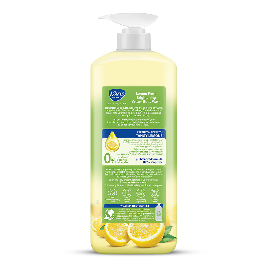 Lemon Fresh Brightening Cream Body Wash