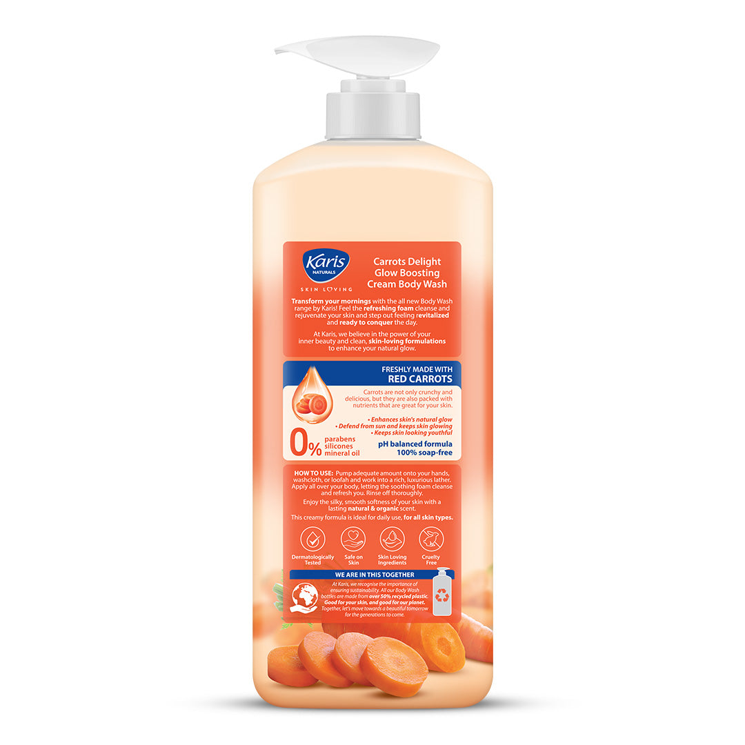 Carrots Delight Glow Boosting Cream Body Wash