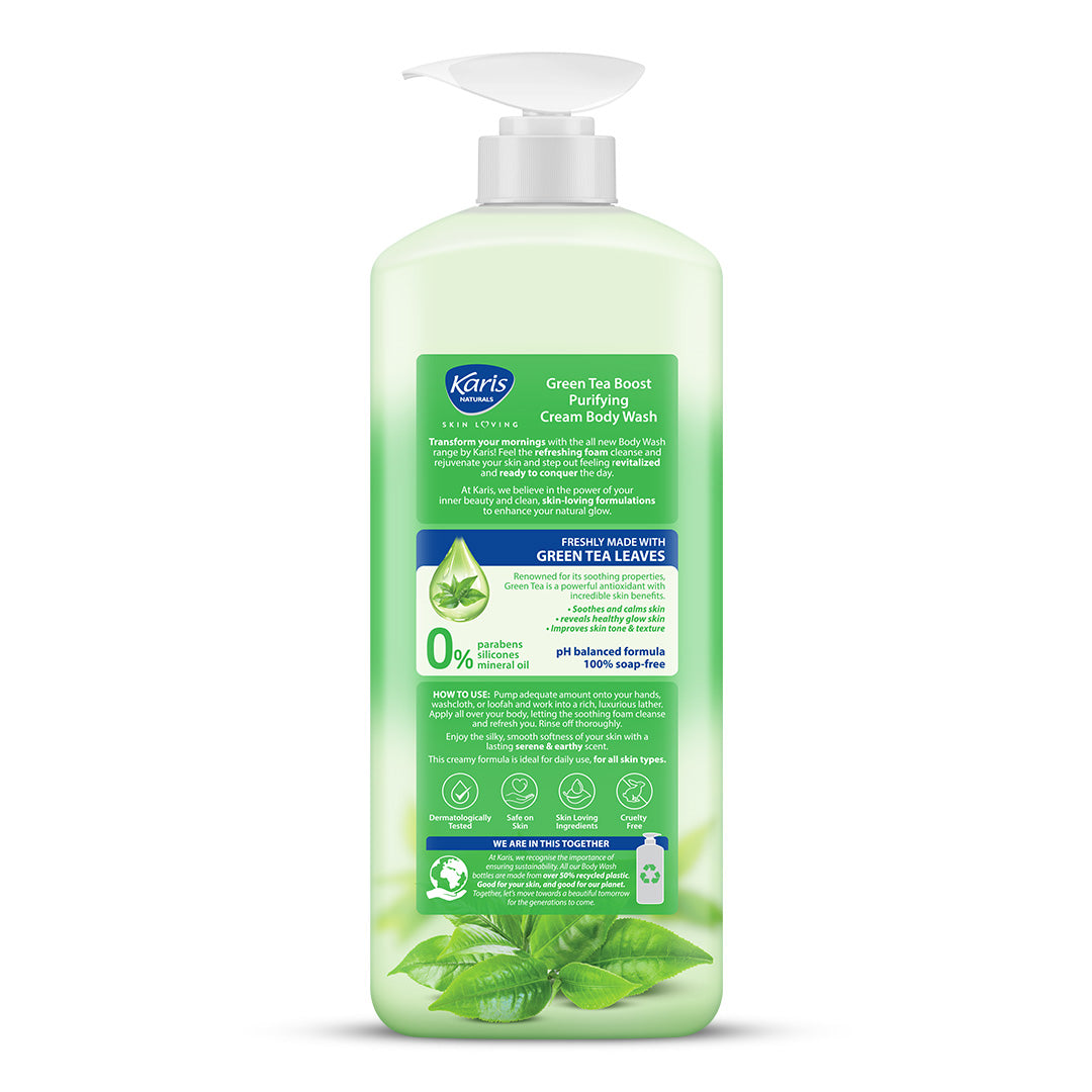 Green Tea Boost Purifying Cream Body Wash