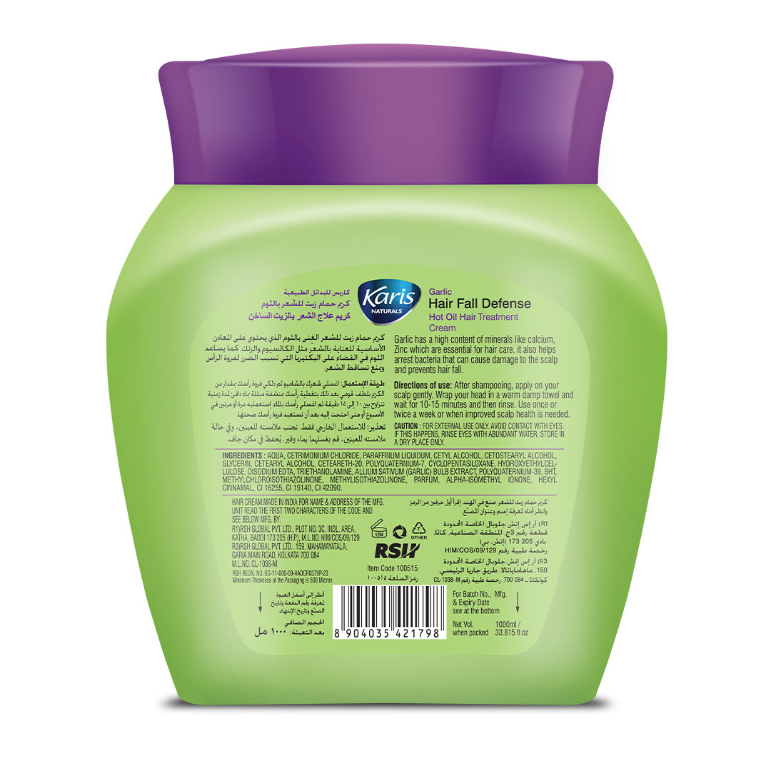 Garlic Hair Fall Defense Hot Oil Hair Treatment Cream
