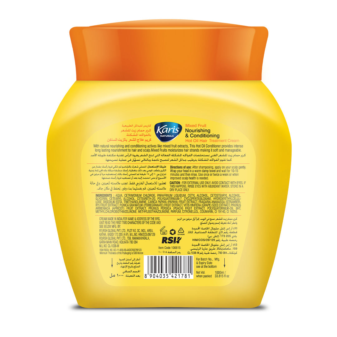 Mixed Fruit Nourishing & Conditioning  Hot Oil Hair Treatment Cream