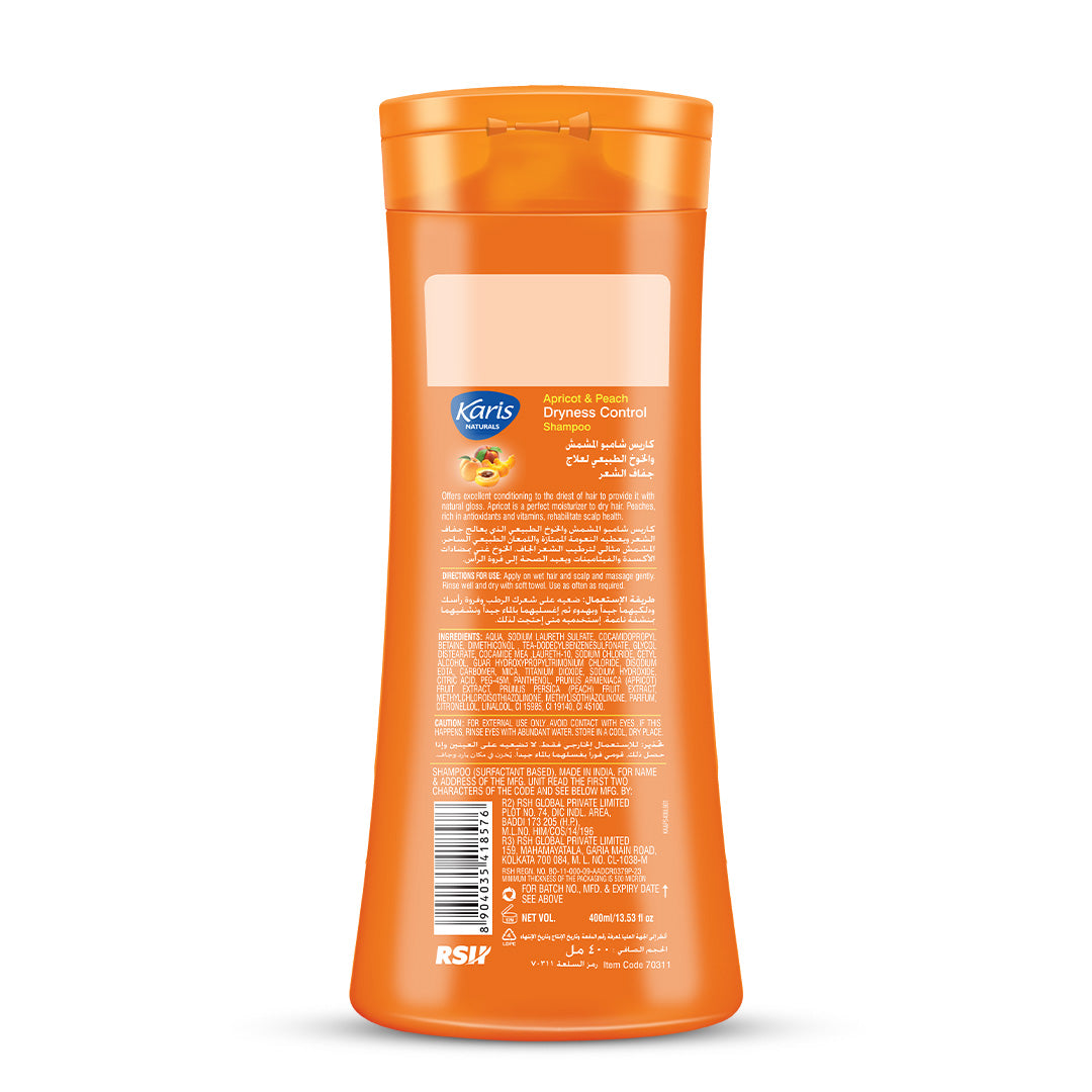 Apricot & Peach  Dryness Control Shampoo