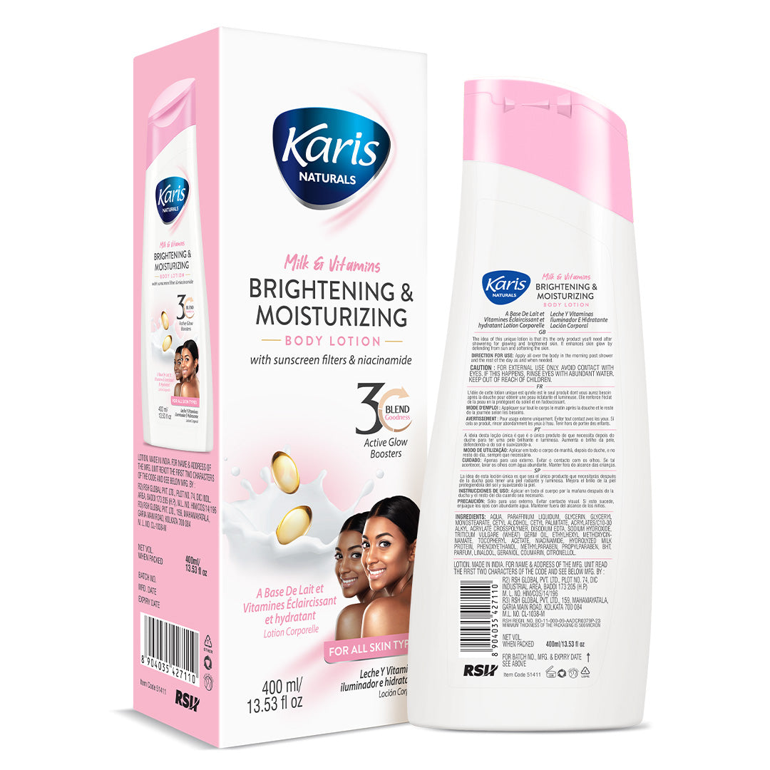 Milk & Vitamins Brightening + Moisturizing  Body Lotion