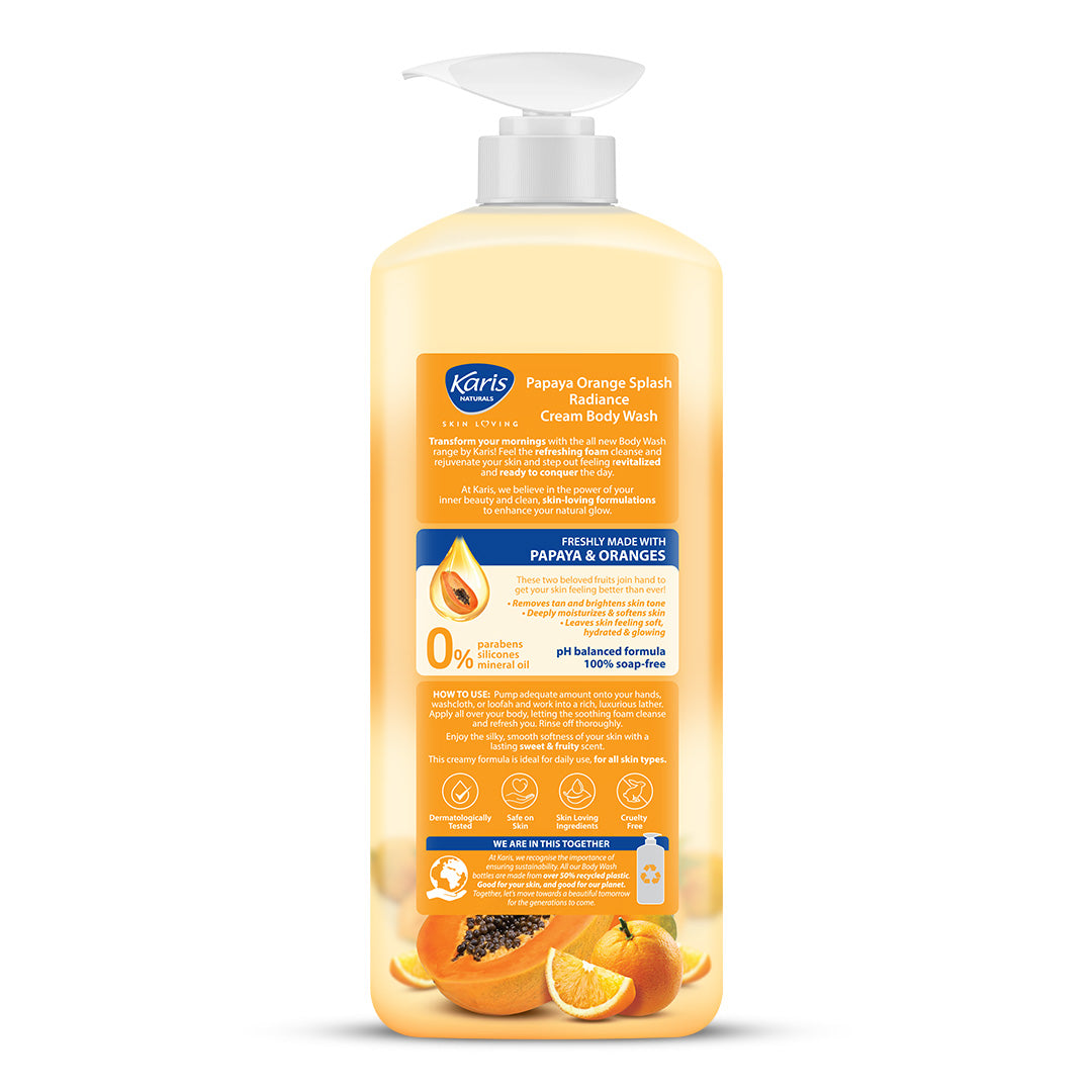 Papaya Orange Splash Radiance Cream Body Wash