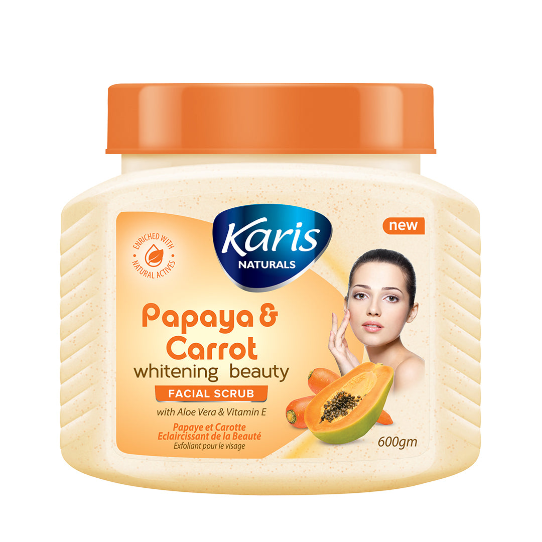 Papaya & Carrot Brightening & Clarifying Face & Body Scrub