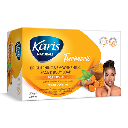 Turmeric Brightening Smoothening Face Body Soap