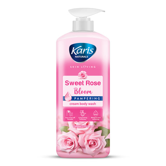 Sweet Rose Bloom Pampering Cream Body Wash