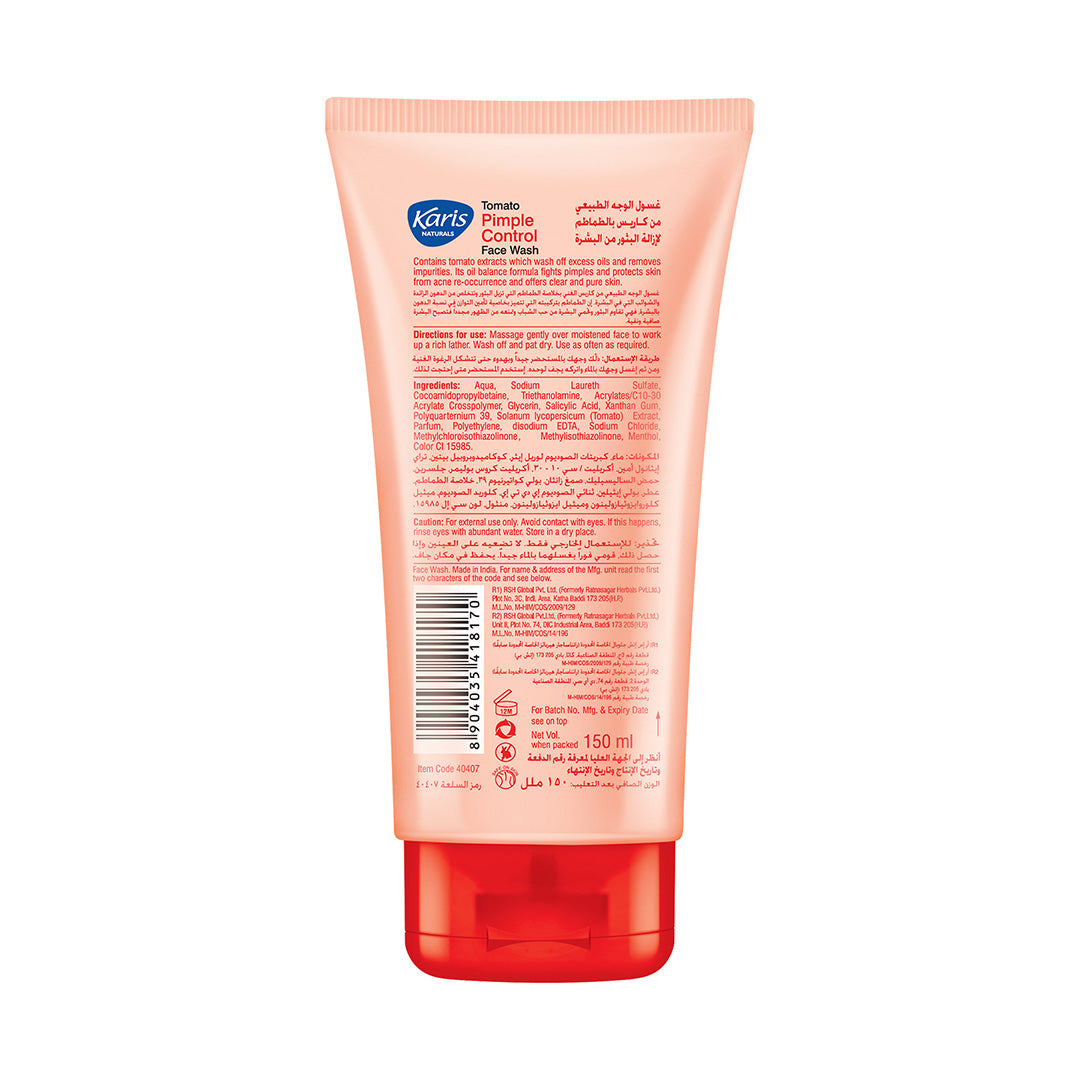 Tomato Pimple Control Face Wash